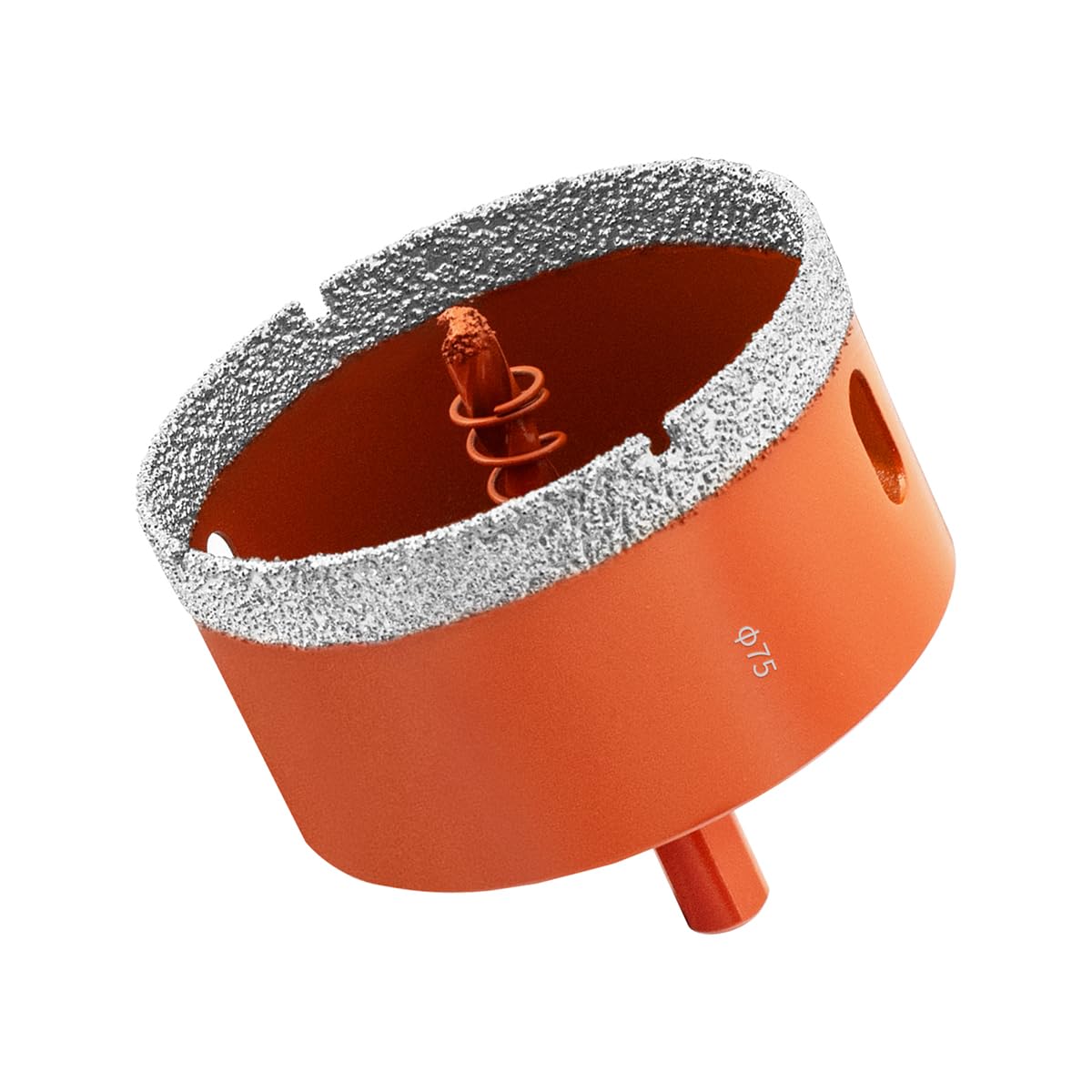 Meccion Diamond Hole Saw 75mm with Pilot Guide Bit, Professionals Brazed Diamond Drill Bit Hole Cutter for Tile, Porcelain, Glass, Ceramic, Marble — image 1