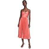 Amur Womens Krisley Pleated Midi Dress