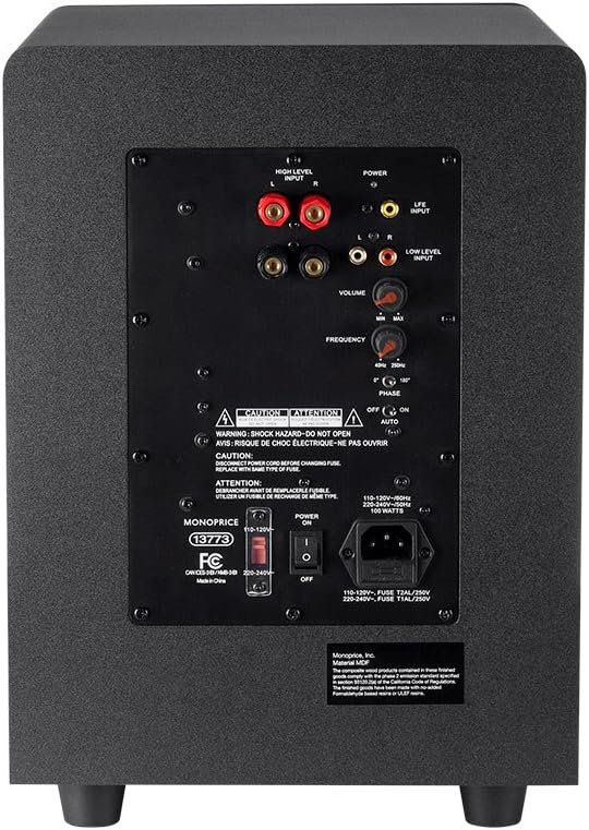 monoprice 8 inch subwoofer