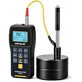 GOYOJO Portable Leeb Hardness Tester -,Hardness Testing Equipment Kit with Test Block, Copper, 7-in-1 HL, HV, HB, HRC, HRB, HRA, HS