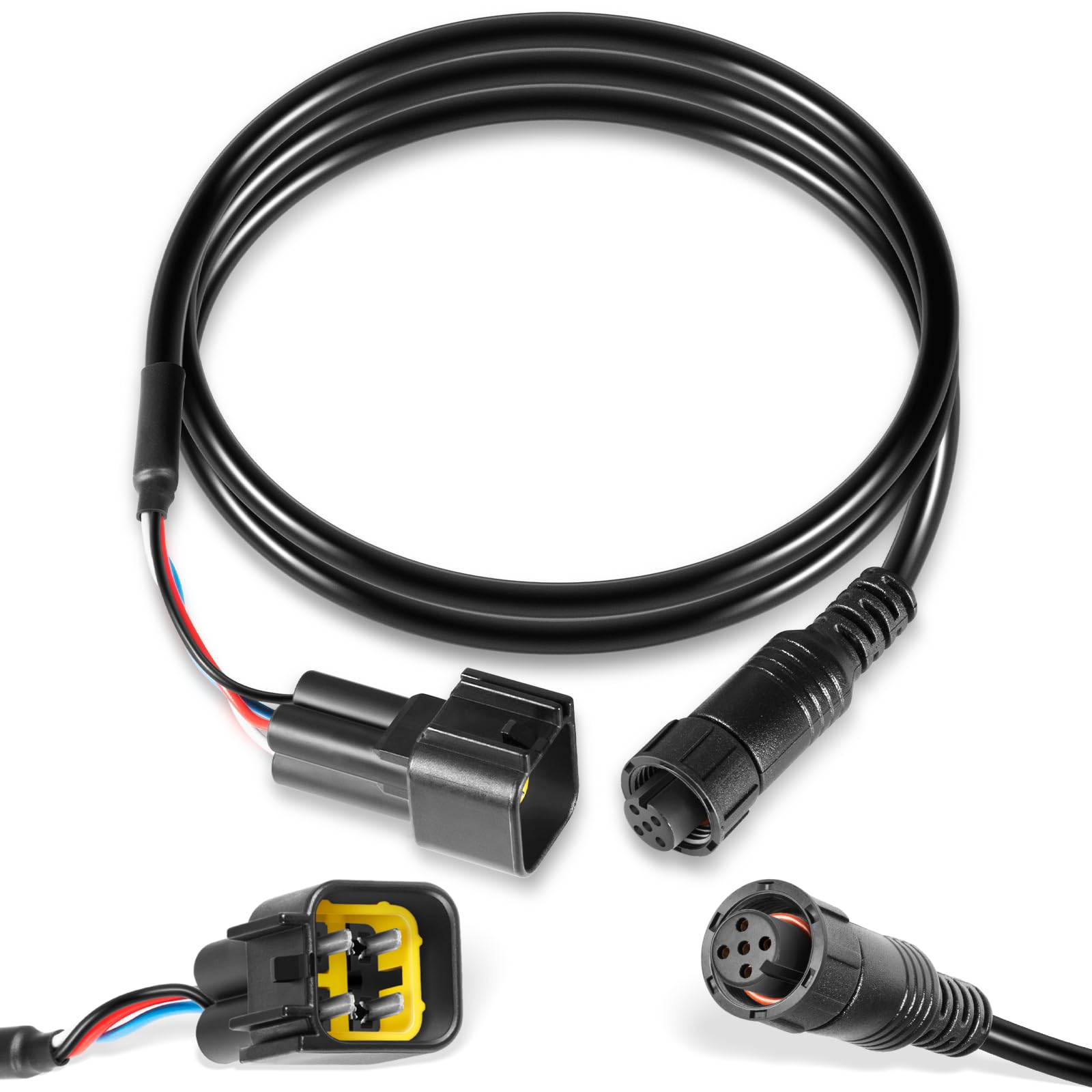 Photo 1 of 010-12770-00 Adapter Cable Fits for Yamaha Engine Bus, for Garmin J1939 Equipped GPSMAP Chartplotters (3FT, Waterproof)