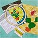 Dimensions Needle Crafts Cactus Wool Felt Applique Embroidery Craft Kit, 6''