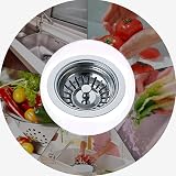 Tomario Kitchen Sink Strainer Plug Stainless Steel Thicken 78mm 84mm view 7