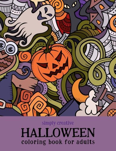 Simply Creative Halloween Coloring Book for Adults by Lynne Dempsey