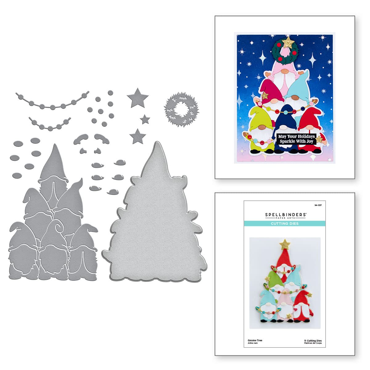 Spellbinders - Gnome Tree- Gnome for Christmas