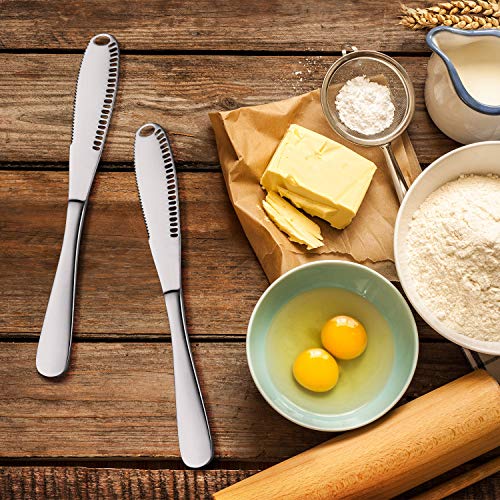 image for Mudder 3 Pack Stainless Steel Butter Spreader Knife, 3 in 1 Kitchen Ga