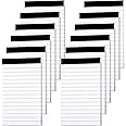 12 Pads Notepads Small Note Pads Refills 3 x 5 inch Lined Paper Pad with 30 Sheets Memo Pads Scratch Pads Server Writing Pad 