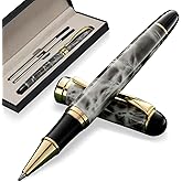 Shiduode Luxury Ballpoint Pens Black Ink 0.5mm Medium Point Work Pen Smooth Writing,Elegant Fancy Nice Gift Pen Set for Signature Executive Business Office Supplies