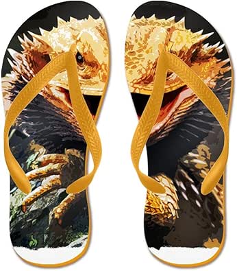 lizard flip flops