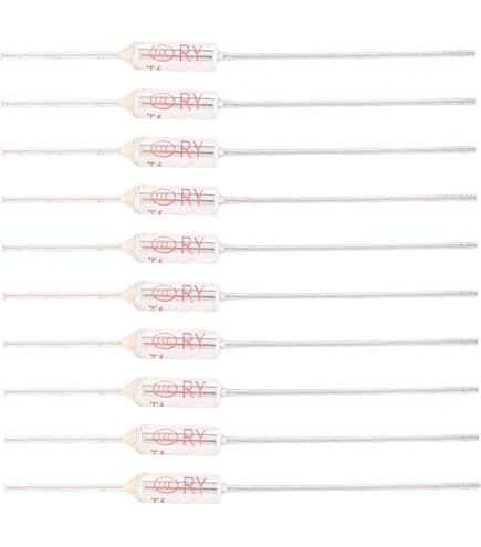thumbnail image 2 of 5Pcs AUPO BF133X Thermal Fuse Links - 133°C 250V 16A, Axial Lead, TF Cutoff 2 of 6