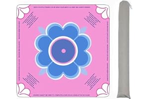 LIVEMY Pink Mahjong Mat for Table with Rules Anti Slip and Noise Reduction Table Cover for Mahjong, Poker, Card Games, Board Games, Dominoes, Tile Games 31.5" x 31.5" with 1 Carrying Bag