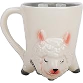 Servette Home Ceramic Coffee Mug 10oz Animal Mugs - Sheep