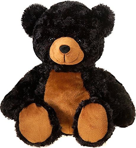 Fiesta Toy Bean Bag Bear, 15", Black