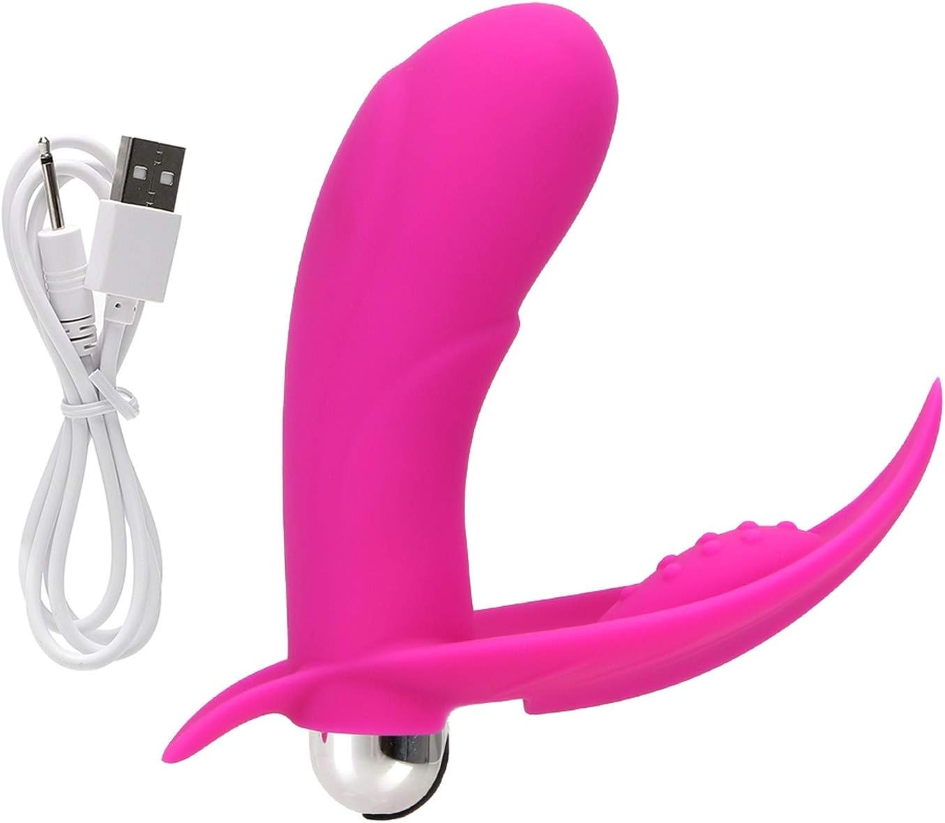 Adam Eve Vibators Men 10 Frequency Wearable Stimulator Vibrating Panties L Massage Female Manual,Rose Red