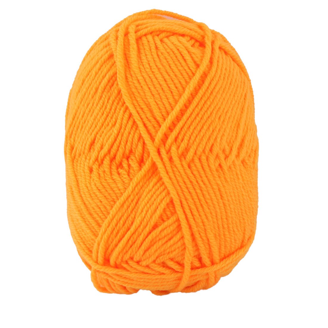 Sourcingmap Lady DIY Craft Crochet Winter Socks Weaving Knitting Yarn Cord String 25g Orange