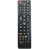 New AA59-00666A Remote Control fit for Samsung Plasma LED TV H32B | H40B H46B PN64E533 T24E310ND LT24E310ND PN64E533D2F UN32EH4003C UN32EH4003F UN32EH4003V UN32J4000AF UN32J4000BF UN32J400DAF