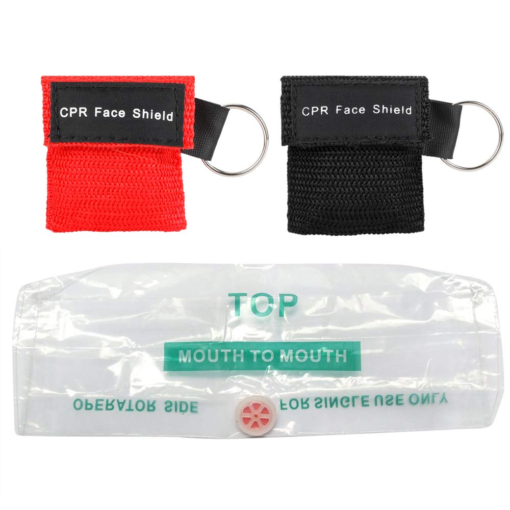 Mask Key Mua MojiDecor Breathing Mask CPR Mask Key Fob 10 Pieces Ventilation ...