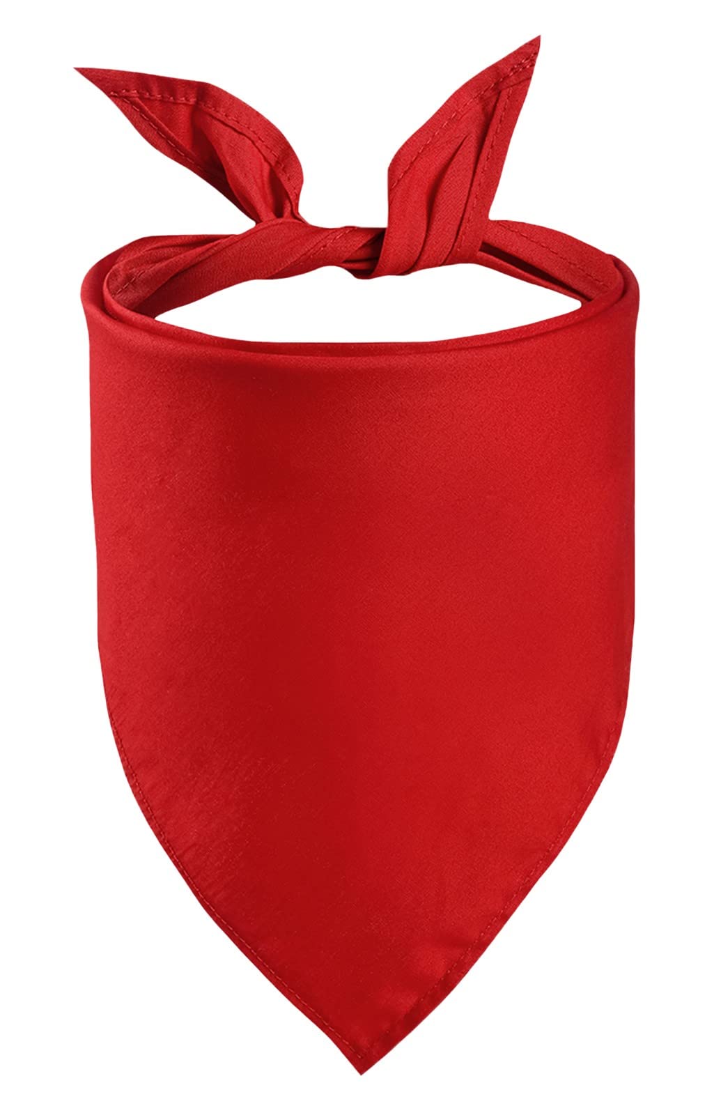 Petitebelle Single Color Pet Bandana (Red, Small) — image 1