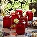 NOVICA Hand Blown Red Recycled Glass Tumbler Glasses, 10 oz 'Ruby Style' (set of 6)