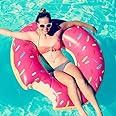 BigMouth Inc. Donut Pool Float, Thick Vinyl Raft, Patch Kit Included
