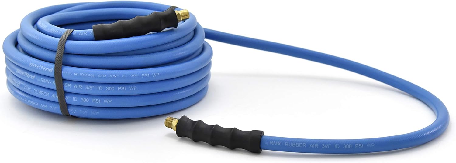 BluBird Lightest 1/2 x 50 Strongest Most Flexible Rubber Air Hose