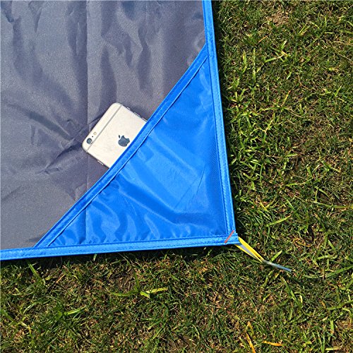 Survivalist Sand Proof Oxford Fabric Picnic Blanket Waterproof Sunshade Shelter Tent Footprint Ground Cover Beach Blanket Rain Fly Sheet Beach Mat - Thumbnail 4