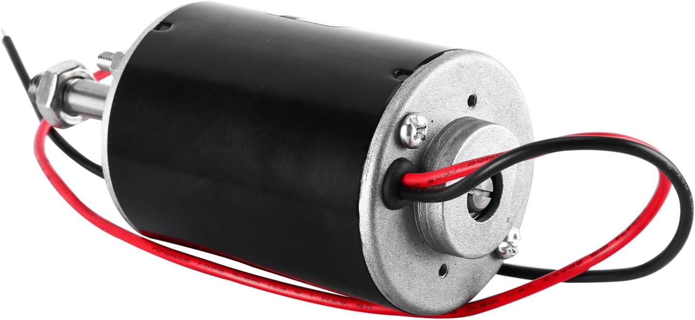 YaeGarden 12V 30W High Speed CW/CCW Permanent Magnet DC Motor Electric Micro Speed Reduction Geared Motor For DIY Generator (DC 12V 3000RPM) - - 