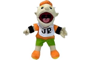 EUNTINA Junnior Puppet Plush Toy Doll,1pcs Cartoon Cute Character Junnior Puppet Soft Doll for Kids,Adult-15.7in