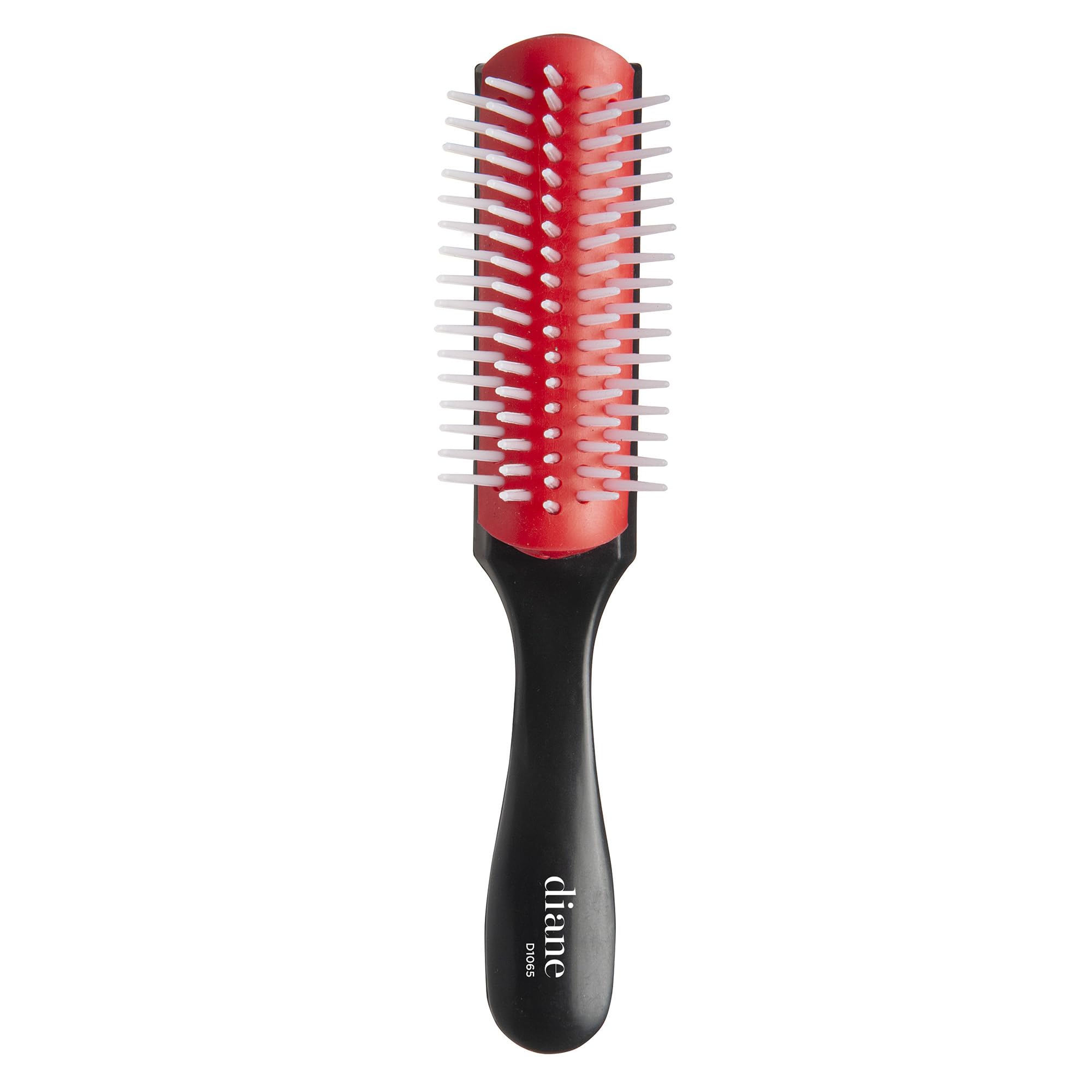 Diane Pro Mini Nylon Pin Styling Hair Brush for Detangling, Separating, Shaping and Defining Wet Thick or Curly Hair, Glides Through Tangles with Ease, Travel Size