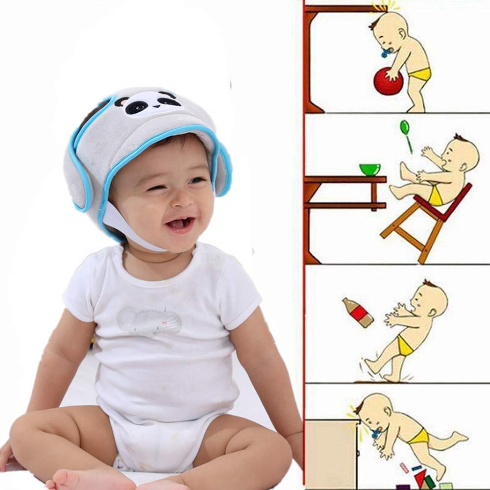 Baby Child Safety Helmet, Anti-Collision Child Safety Helmet Cover Adjustable Head Protection from 6 Months to 6 Years