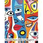 Amazon.com: Picasso Faces Coloring Pages V - 4: A Creative Journey ...