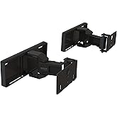 Sanus Universal Extendable Soundbar Wall Mount - Compatible with Most Soundbars, Under TV Speaker Mounts for an Easy & Secure Installation of Your Soundbar