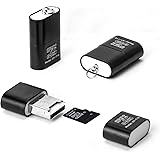 [3 Pack] Card Reader for Android,Micro SD Card to USB Adapter, TF Card Reader with Mini Size for Camera Memory Card Reader, W