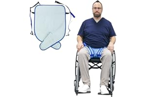 Ehucon Wheelchair Seat Belt Highly Absorbent Incontinence Pad,Wheelchair Safety Harness for Positioning Elderly,Waterproof Se