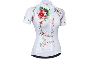Hotlion Women's Cycling Jersey Tops Summer Bike Shirt Short Sleeve Bicycle Clothing CD5731