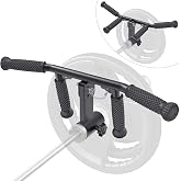SELEWARE V &amp; T Bar Row Attachment for 2 Inch Olympic Bars | Non-Slip Rubber Handle, Improves Grip Control, Reduces Wrist Strain, Enhances Rowing Comfort
