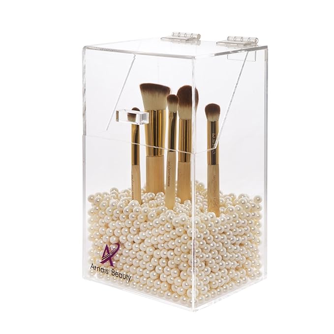 Arnais Beauty Premium Clear Acrylic Makeup Brush Storage Organiser Set