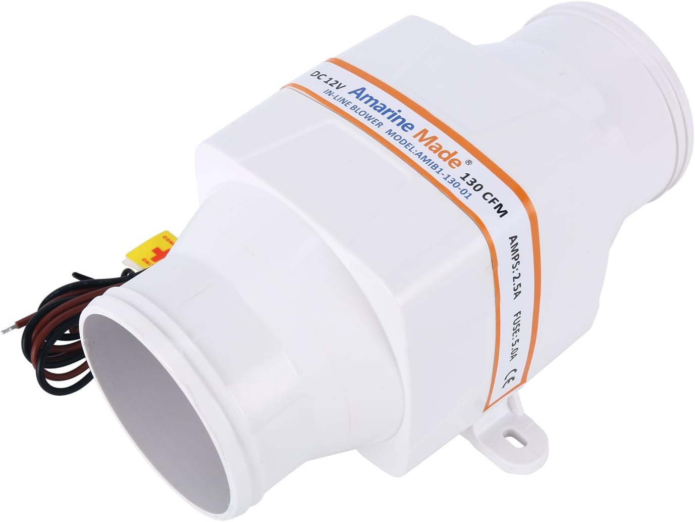 Amarine Made Marine Boat 12v Electric in Line Bilge Air Blower 130cfm 3" : Sports & Outdoors