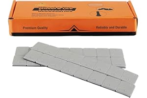 EOTH 0.5 Oz Gray Adhesive Backed Wheel Weights（144pcs,72oz）,1/2 Oz Stick on Wheel Weights for Cars, Trucks, SUVs, Motorcycles