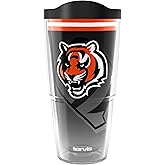Tervis NFL Cincinnati Bengals - Forever Fan Made in USA Double Walled Insulated Tumbler Travel Cup Keeps Drinks Cold & Hot, 24oz, Classic