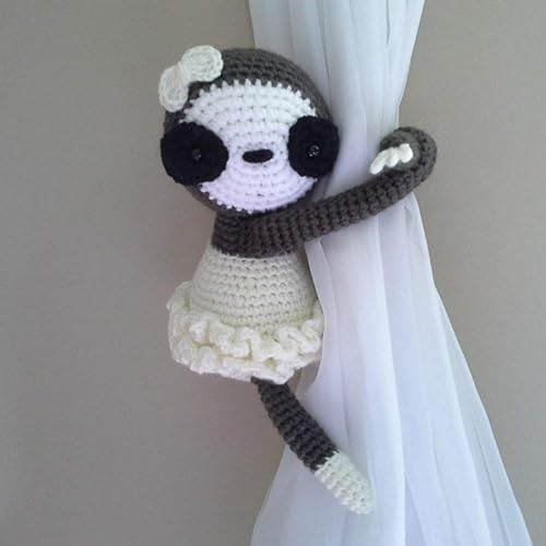 Amazon Com Sloth Ballerina Curtain Tieback Handmade