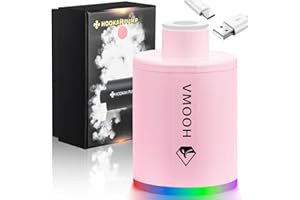 HOOWA Hookah Pump Electric Hookah Starter With 1300 mAh Rechargeable Battery Led Light Portable Charcoal Stater Burner Helper Shisha Hookah Accessories (Pink)