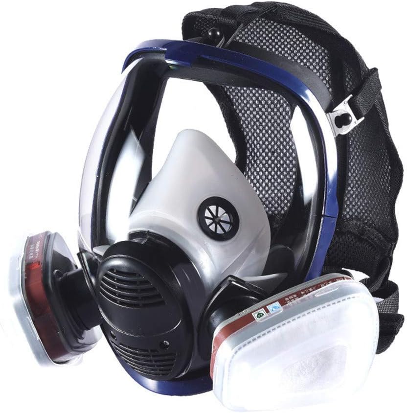 Organic Vapor Full Face Safety Respirator Mask With Visor Protection For Paint, Chemicals Protection