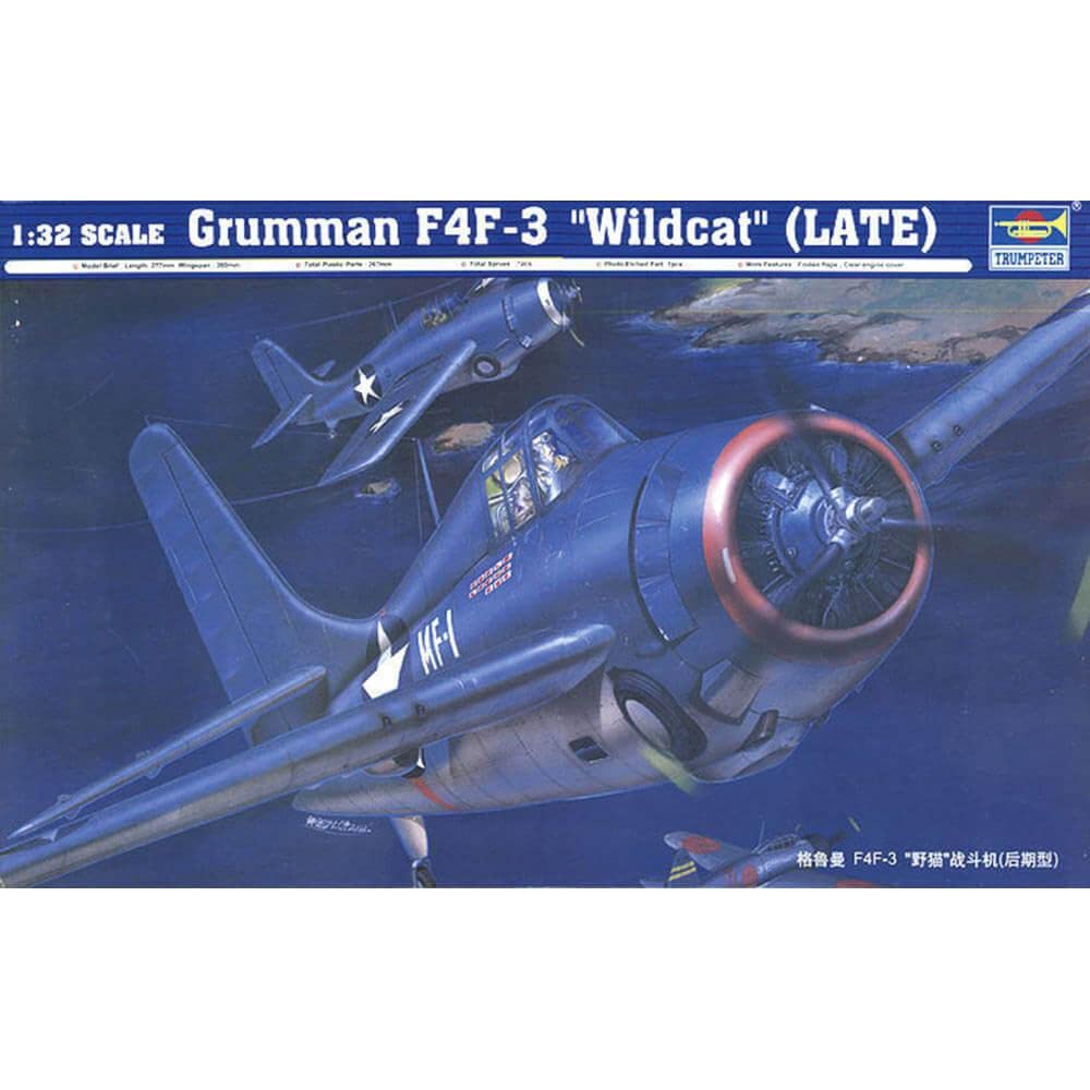 Trumpeter 1:32 - Grumman F4F- 3 Wildcat (late)