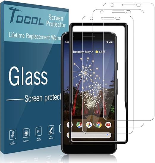 TOCOL [3 Pack] for Google Pixel 3a XL Screen Protector