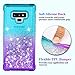 Ruky for Galaxy Note 9 Case, Gradient Quicksand Series Glitter Flowing Liquid Floating TPU Bumper Cushion Reinforced Corners Girls Women Cute Case for Galaxy Note 9 (2018 Release) (Aqua Purple)