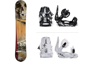 GENERIC M8trix Adult Mutiny All-Mountain Freestyle Riding Snowboard with M8trix PH611 Bindings