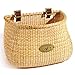Nantucket Bicycle Basket Co. Lightship Collection Adult Bicycle Basket, Classic/Tapered, Natural