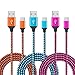 USB Type C 6ft, CIQILY 3-Pack 6FT Long Braided Fast Type C Charger Cord for Samsung Galaxy S8 Plus S9 S10 S20 Note 8/10+, LG G8 G7 G6 G5 V20 V30 V60, Google Pixel XL, Nexus 5X 6P