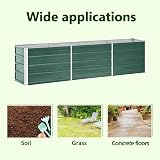 vidaXL Raised Garden Bed Galvanised Steel Anthracite 240x40x45cm view 8